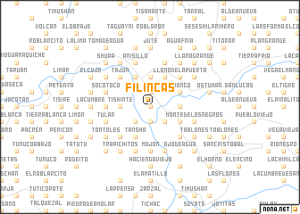 map of Filincas