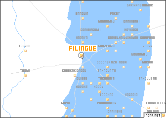 map of Filingué