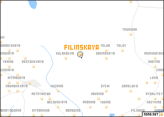 map of Filinskaya