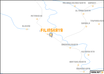 map of Filinskaya