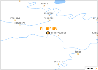 map of Filinskiy