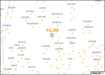 map of Filipe