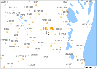 map of Filipe