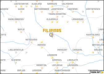 map of Filipinas