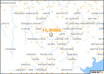 map of Filipinas