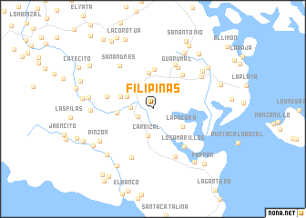 map of Filipinas