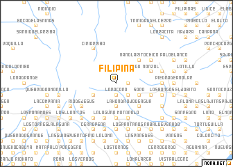 map of Filipina