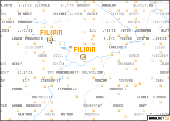 map of Filipín