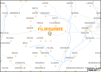 map of Filipişu Mare