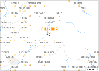 map of Filipová