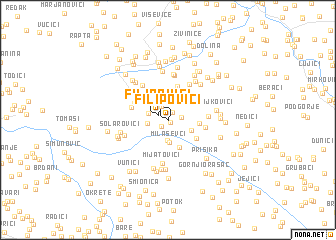 map of Filipovići