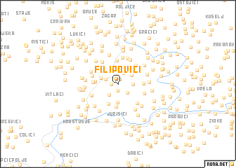 map of Filipovići