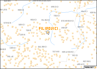 map of Filipovići