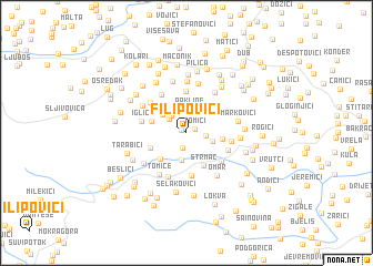 map of Filipovići