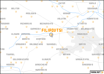 map of Filipovtsi