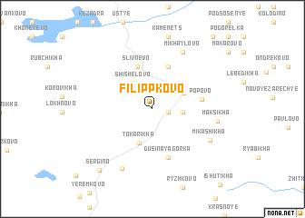 map of Filippkovo