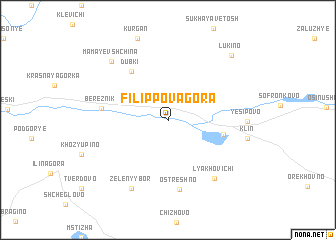 map of Filippova Gora