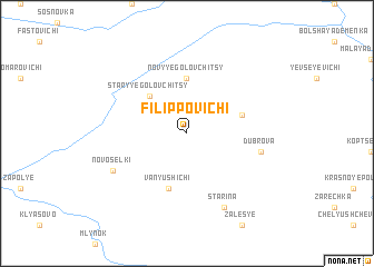 map of Filippovichi