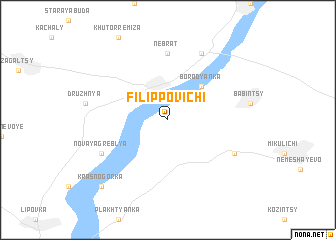 map of Filippovichi