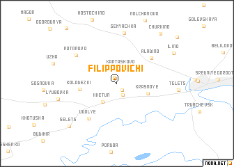 map of Filippovichi