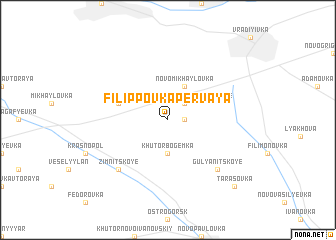 map of Filippovka Pervaya