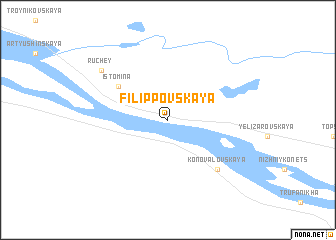 map of Filippovskaya