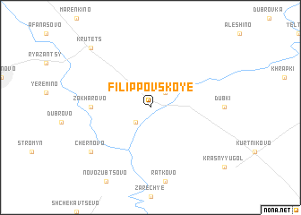 map of Filippovskoye