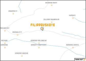 map of Filippovskoye