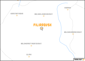 map of Filippovsk