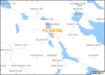 map of Filipstad