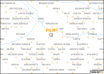 map of Filipy