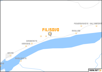 map of Filisovo