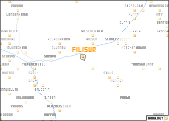 map of Filisur