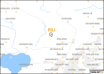 map of Filí