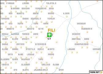 map of Fili