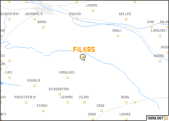 map of Filkas