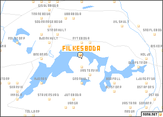 map of Filkesboda