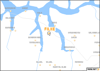 map of Filké