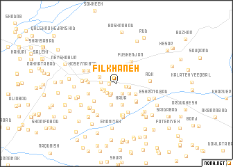 map of Fīlkhāneh