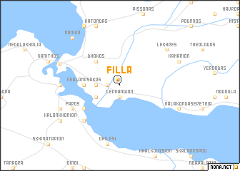 map of Fílla