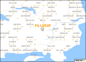 map of Fillerup