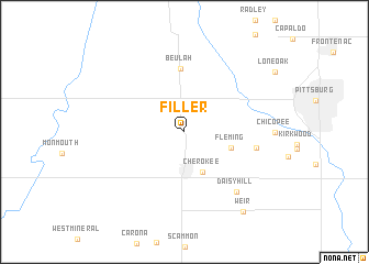 map of Filler
