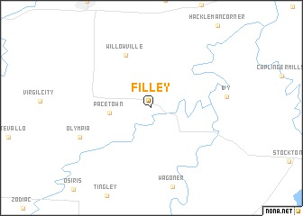 map of Filley