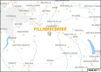 map of Fillmore Corner