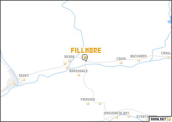 map of Fillmore