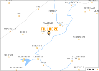 map of Fillmore
