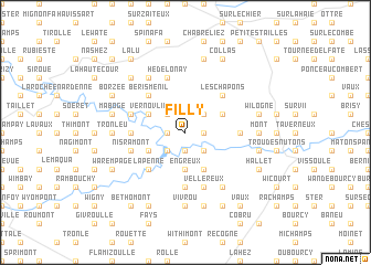 map of Filly