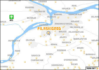 map of Filmski Grad