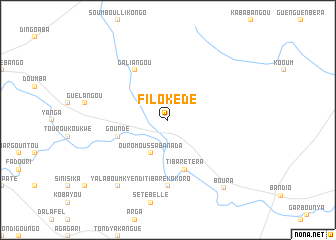 map of Filokédé