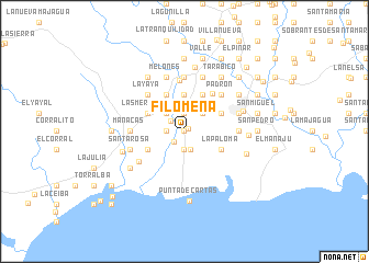 map of Filomena